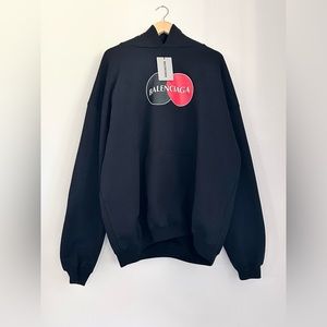 BRAND NEW BALENCIAGA CREDIT CARD LOGO HOODIE